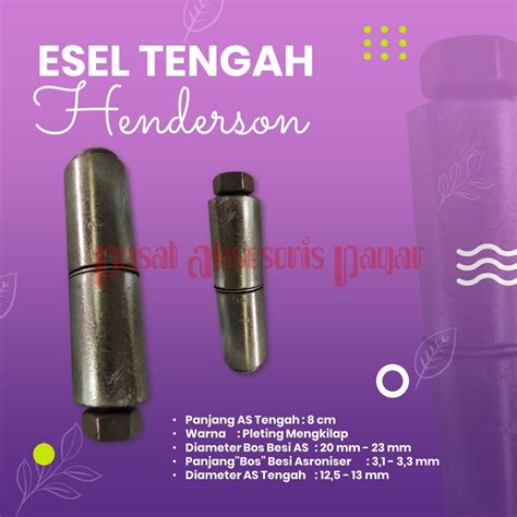 Jual Engsel Handerson Tengah Pintu Lipat Garasi Gebyog Besi Henderson