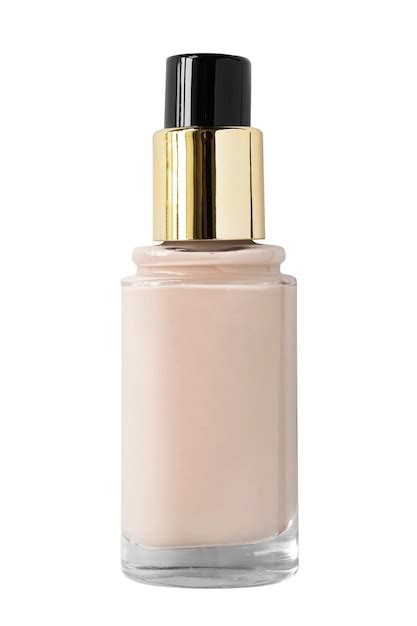 premium photo foundation bottle isolated