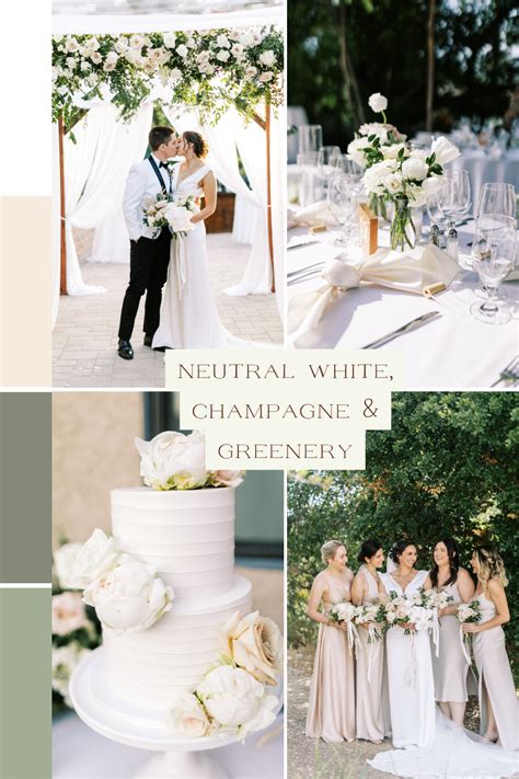 Summer Wedding Colors Schemes
