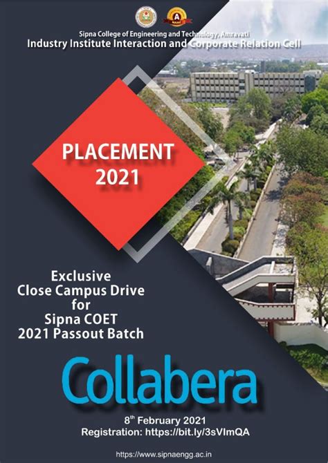 Placement 2021-Exclusive Close Campus Drive for Sipna COET 2021 – Sipna College Of Engineering ...