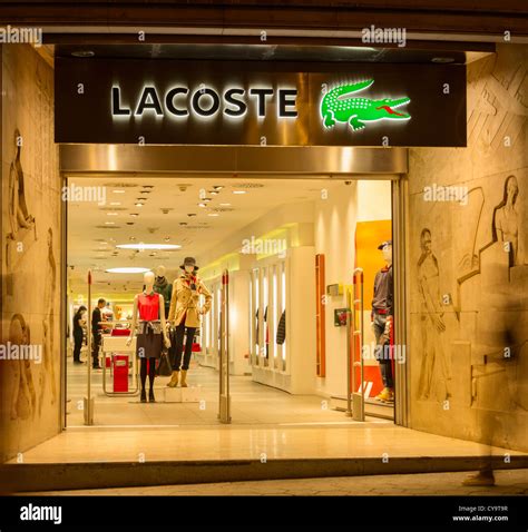 Lacoste shop hi-res stock photography and images - Alamy