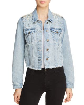 Sunset Spring Embellished Denim Jacket Exclusive Bloomingdales S