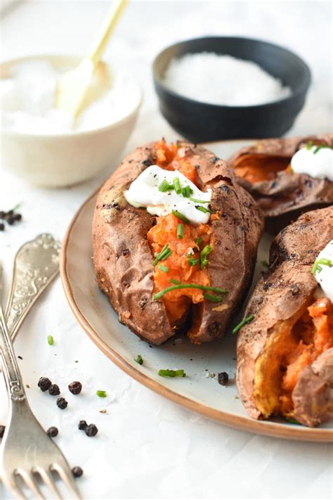 Air Fryer Baked Sweet Potato The Conscious Plant Kitchen