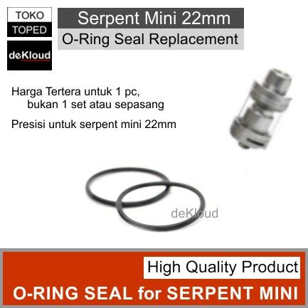 Jual O Ring Seal For SERPENT MINI 22 22mm Karet Ring Silicon Sil