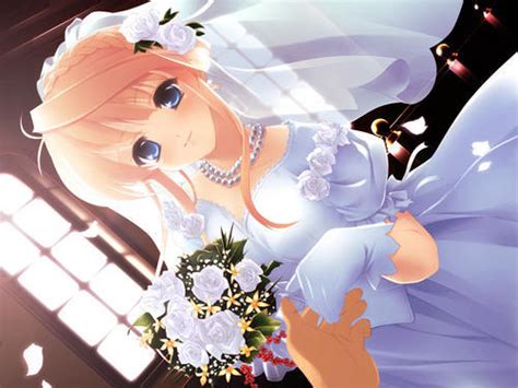 Post a Anime girl with blonde hair in a wedding dress~! - Anime Answers ...