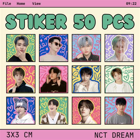 Jual 50 Pcs Stiker Diecut Kpop Nct Dream Nct 127 Blackpink