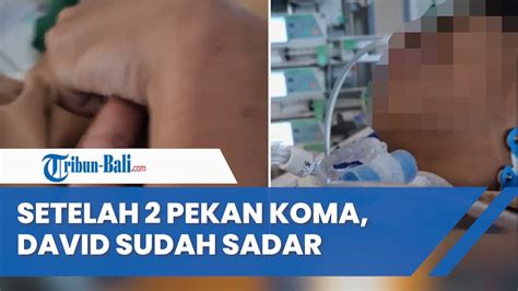 David Sudah Sadar Setelah Dua Pekan Koma Masih Mengerang Kesakitan