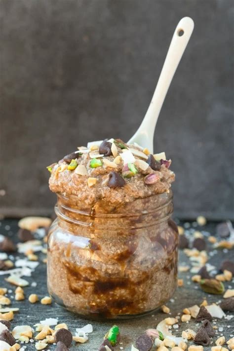 Low Carb Keto Overnight Oatmeal Paleo Vegan