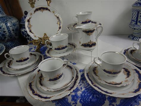 Serwis Kawowy Sorau Żary porcelana antyczna Allegro pl