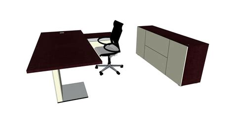 Office Executive Table 3d Warehouse