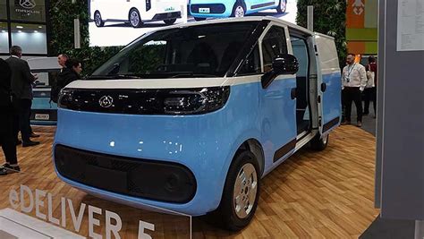 New Maxus Edeliver Electric Van Revealed With Mile Range Auto