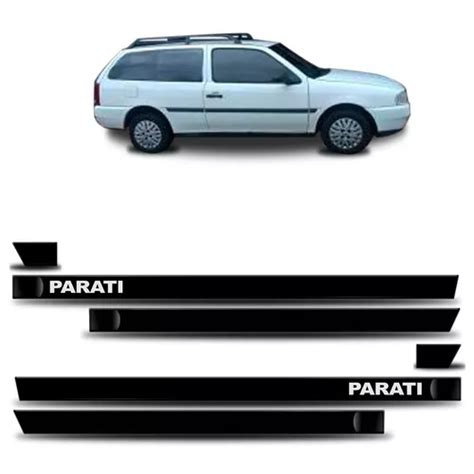 Friso Lateral Parati 1999 2008 2p kit 6 Peças Personalizado