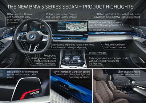 2024 G60 BMW 5 Series infographic-interior - Paul Tan's Automotive News