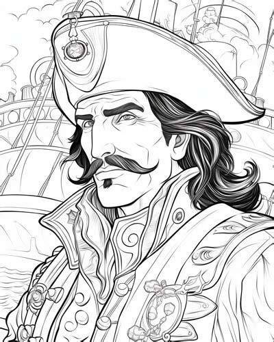 Captain Hook Coloring Pages