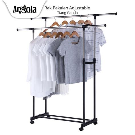 Jual Stand Hanger Rak Gawang Gawangan Jemuran Gantungan Baju Pakaian