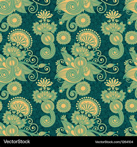 Ornate Floral Vintage Seamless Pattern Royalty Free Vector