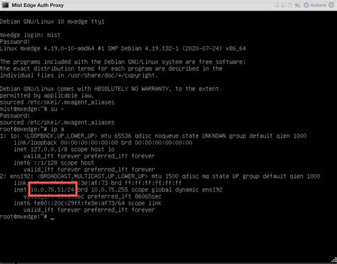 Mist Auth Proxy Mist Edge Vm Installation Mist