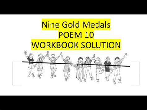 Nine Gold Medals Poem Treasure Trove Workbook Solution Youtube