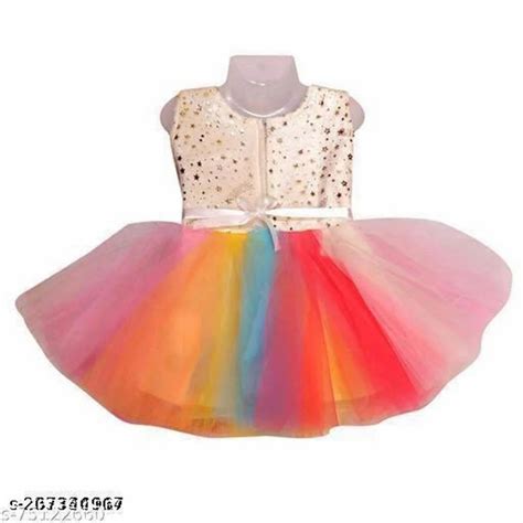 Multicolor Girls Party Wear Frocks At ₹ 150piece In New Delhi Id