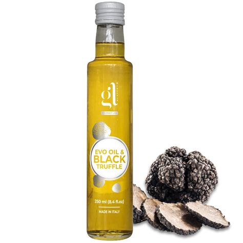 Aceite De Trufa Negra Infundido Con Rodajas De Trufa Real Sabor