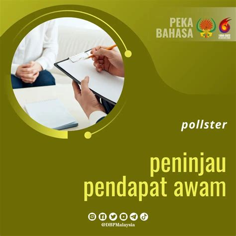 Dewan Bahasa Dan Pustaka On Twitter Peka Bahasa Peninjau Pendapat