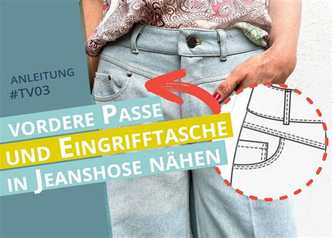 Vordere Jeans Hosentasche Mit Passe N Hen Smartpattern