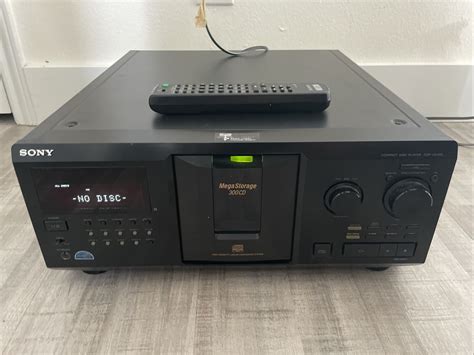 Sony Cdp Cx Cd Compact Disc Changer Player W Remote Tested