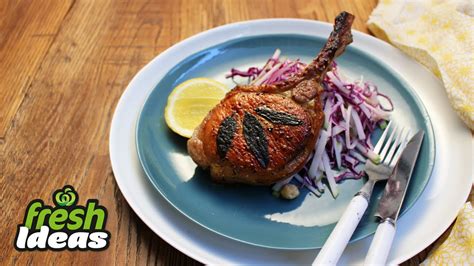 Pork Chop Recipe With Winter Coleslaw Woolworths Fresh Ideas Youtube