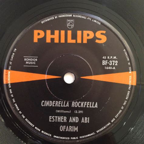 Esther & Abi Ofarim – Cinderella Rockefella (1968, Vinyl) - Discogs