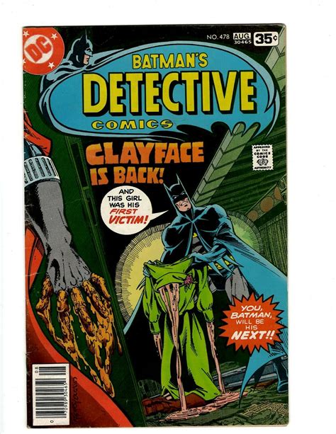 Detective Comics 478 Vf Dc Comic Book Batman Robin Joker Catwoman Sr1 Comic Books Silver