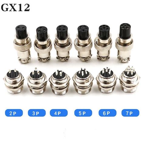 Gx12gx16gx20 2 14pin Electrical Aviation Connector Male Socket Female Plug Ebay