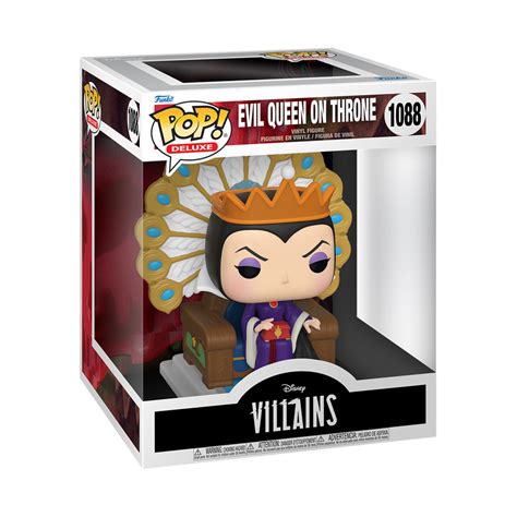 Evil Queen On Throne Disney Villains Pop Vinyl Deluxe Funko Eu