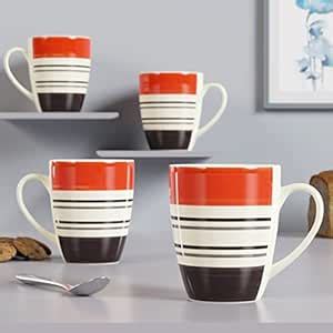 The Earth Store Orange Ring Coffee Mug Set Of To Gift To Best Friends