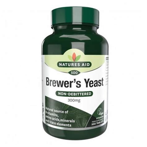 Brewers Yeast 300mg In 500tabs From Natures Aid