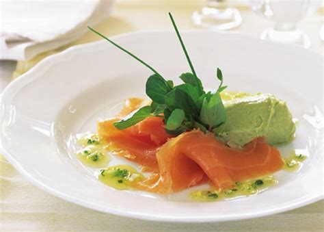 Smoked Salmon With Orange Dressing And Avocado Pâté Recipe Delicious