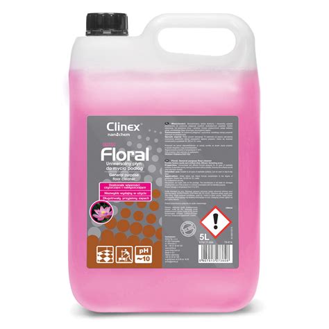 Płyn do mycia podłóg CLINEX FLORAL BLUSH uniwersalny 5L dlabiura24 pl