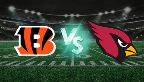 Bengals Vs Cardinals Pronóstico Deportivo Hoy Nfl