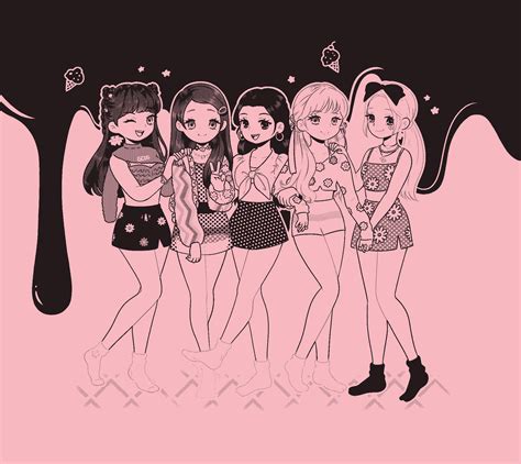 Ảnh Blackpink Chibi Cute 250 Hình Nền Black Pink Chibi