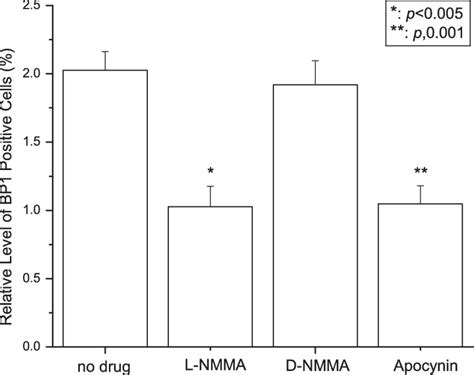 The Inhibitory Effect Of 200 LM N G Methyl L Arginine L NMMA A NO