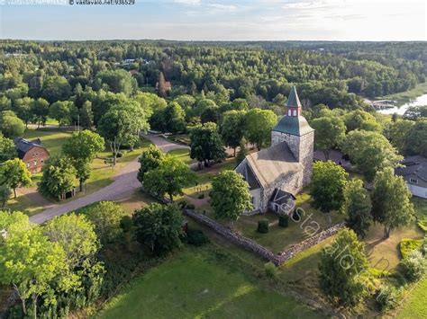 Kuva Saltvikin Kirkko Ilmavalokuva Ilmakuva Saltvikin Pyh N Marian