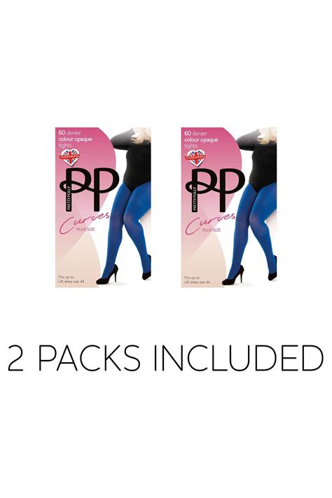 Buy Pretty Polly Pack Denier Curves Plush Opaque Tights From The