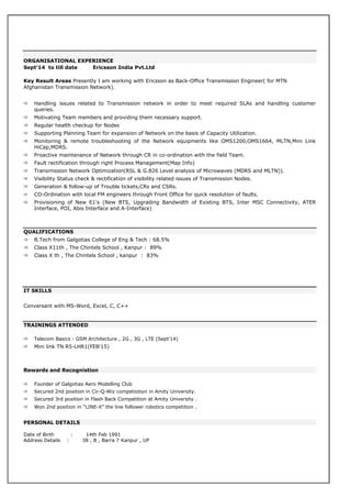 Sajal Cv Pdf