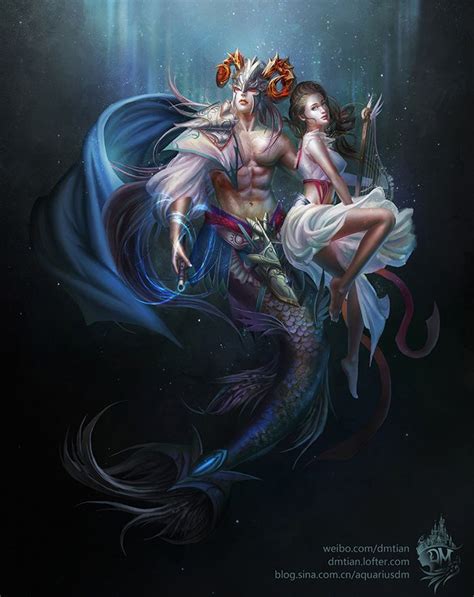 Capricorn Art Fantasy Couples Zodiac Art