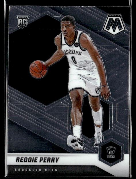 2020 21 Panini Mosaic Reggie Perry RC Brooklyn Nets 244 EBay