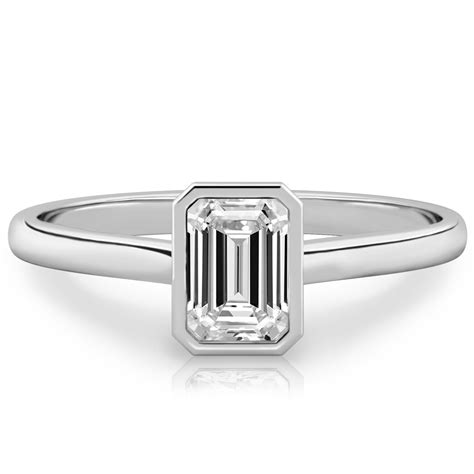 Emerald Cut Engagement Rings Do Amore