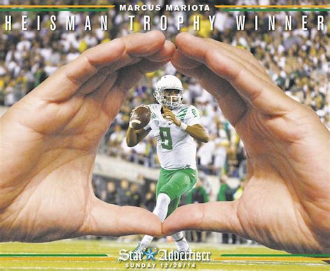 Marcus Mariota - Heisman Trophy Winner | Honolulu Star-Advertiser