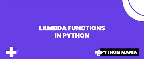 Lambda Function In Python With Exmaples Python Mania