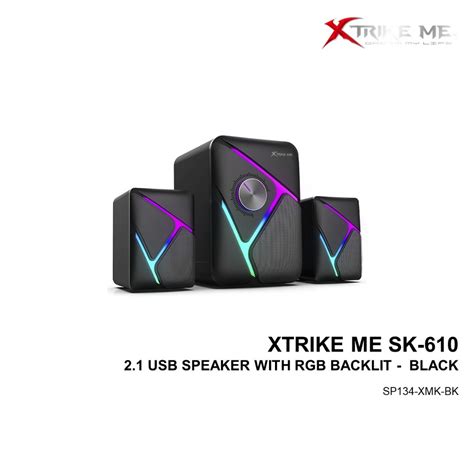 XTRIKE ME SK 610 2 1 USB SPEAKER WITH RGB BACKLIT Shopee Malaysia