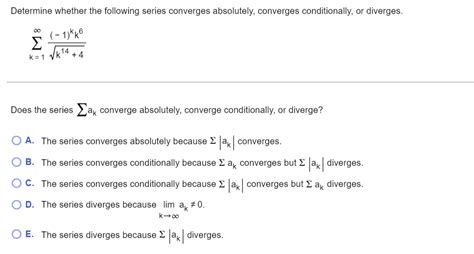 Solved Determine Whether The Following Series Converges Chegg