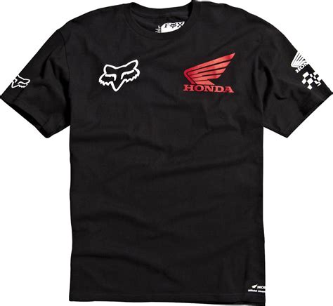 Fox Racing 2014 Honda Basic Tee Shirt Black Motocross Dirt Bike Atv Xc